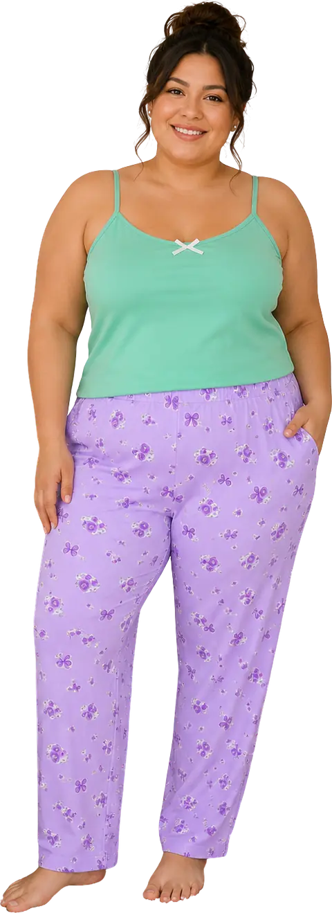 Pijama Pantalón + blusa de tiras talla L-XL – Vamope Distribuidora